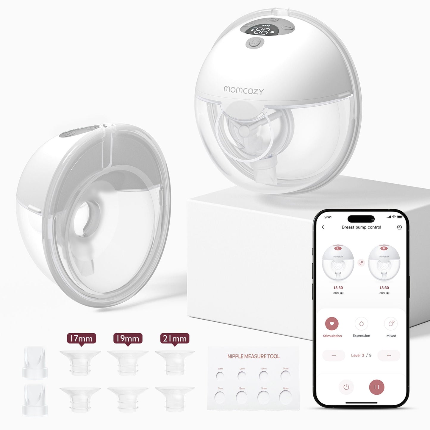 Momcozy M5 Smart Hands Free Double Electric Breast Pump
