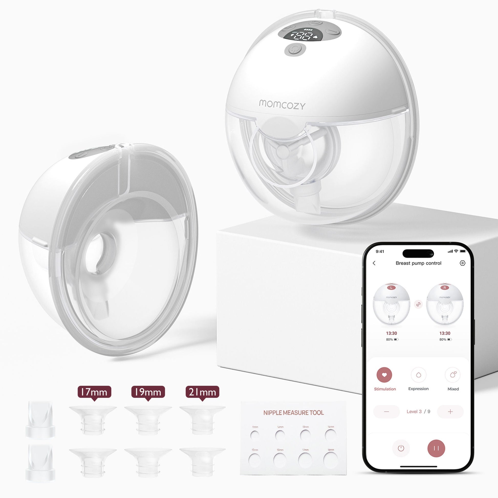 Momcozy M5 Smart Hands Free Double Electric Breast Pump