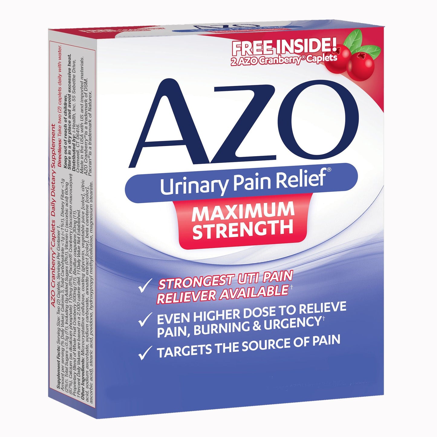AZO® Urinary Pain Relief Tablets, Maximum Strength, 24