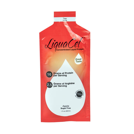 LiquaCel® Apple Concentrated Liquid Protein, Sugar Free, Packets