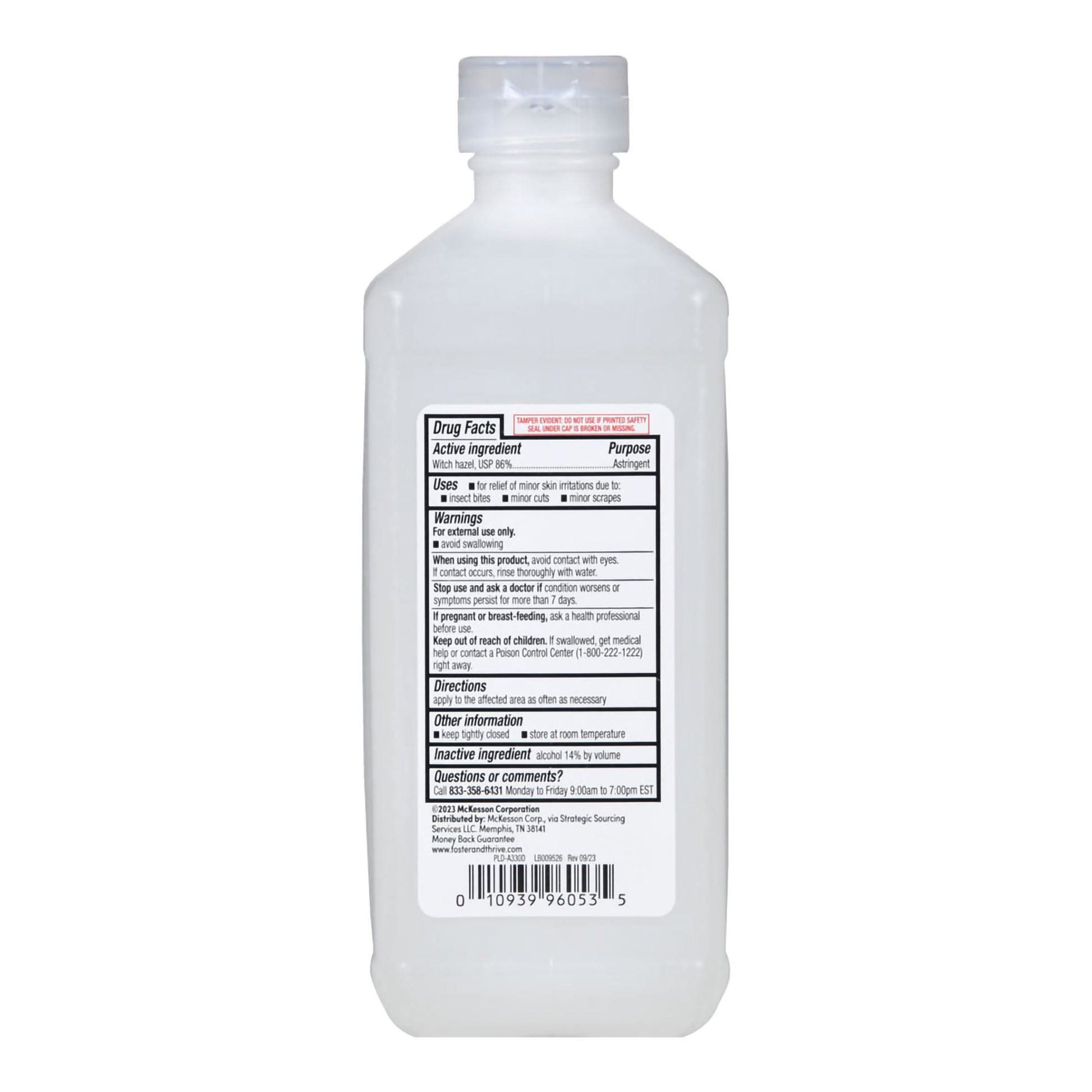 Foster & Thrive™ Witch Hazel 14% Alcohol, Bottle