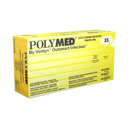 Polymed® Latex Exam Gloves, Ivory