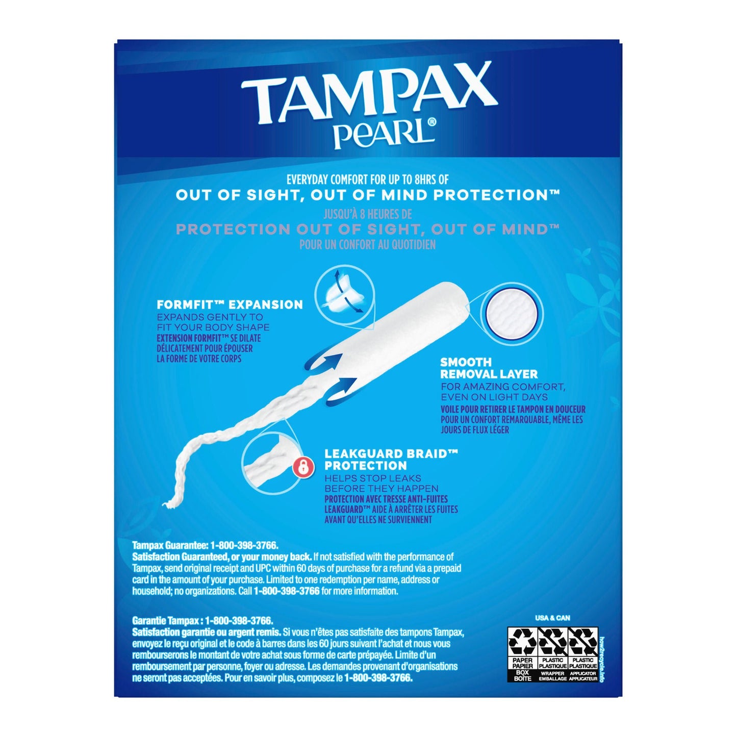 Tampax® Pearl Tampons Super Absorbency Unscented
