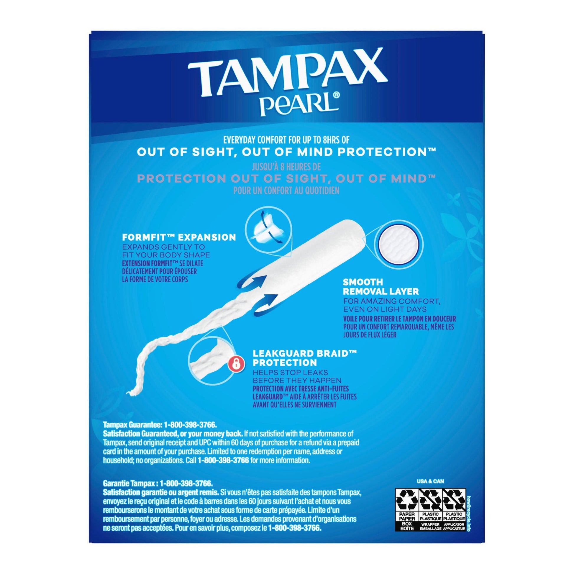 Tampax® Pearl Tampons Super Absorbency Unscented