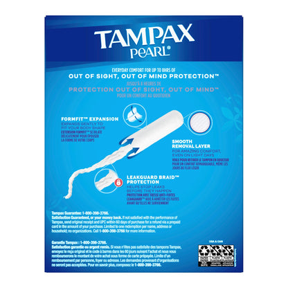 Tampax® Pearl Tampons Super Absorbency Unscented