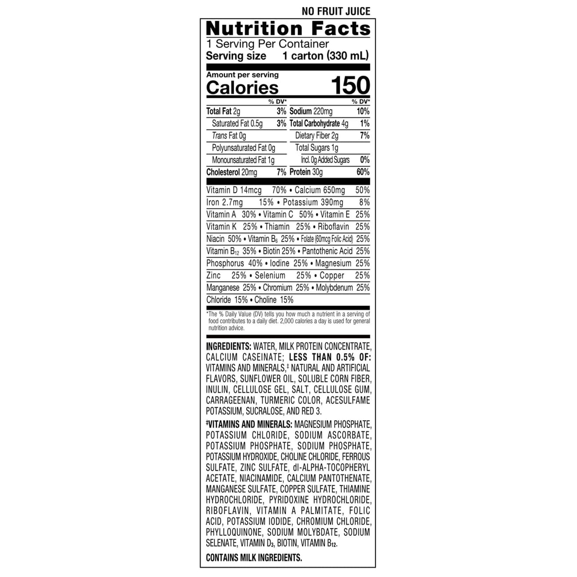 Ensure® Max Protein Nutrition Shake, Peach, carton