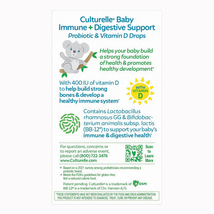 Culturelle® Baby Immune + Digestive Support Probiotic & Vitamin D Drops