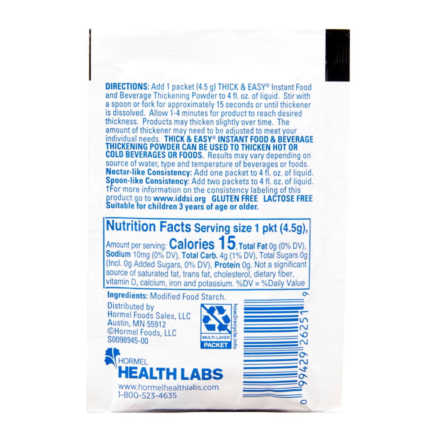 Thick & Easy® Nectar Consistency Food and Beverage Thickener
