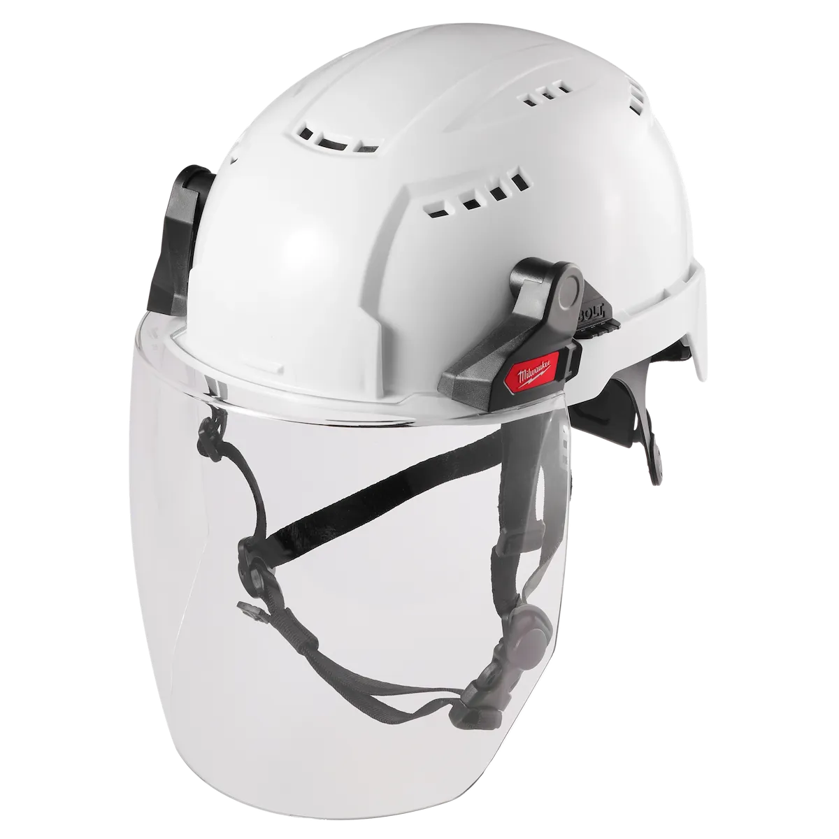 Milwaukee BOLT Full Face Shield - Clear Dual Coat Lens (Compatible with Safety Helmet [No Brim]) 48-73-1421