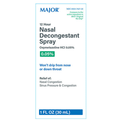 Major® 0.05% Oxymetazoline Nasal Decongestant Spray
