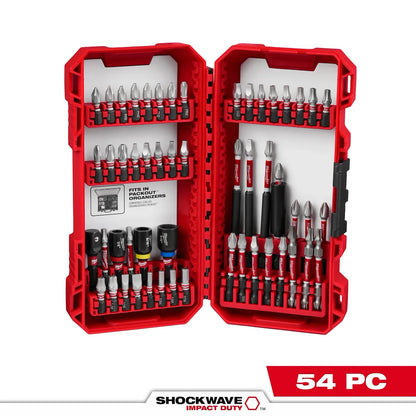 Milwaukee 54PC SHOCKWAVE Impact Duty Driver Bit Set 48-32-4010 | 54-Piece