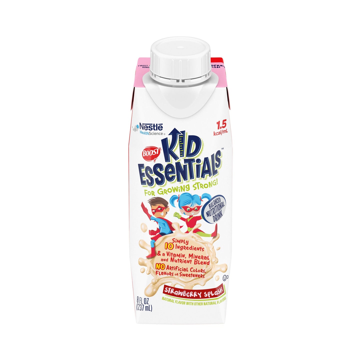 Boost® Kid Essentials™ 1.5 Balanced Nutritional Drink, Strawberry, Carton