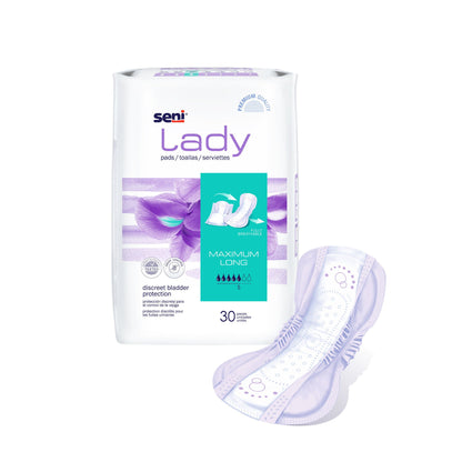 Seni® Lady Maximum Bladder Control Pads, Long