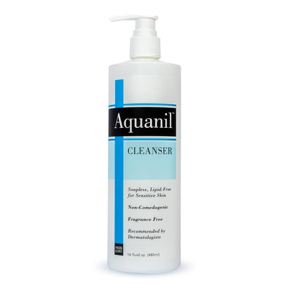 Aquanil Facial Cleanser Liquid Pump Bottle Unscented