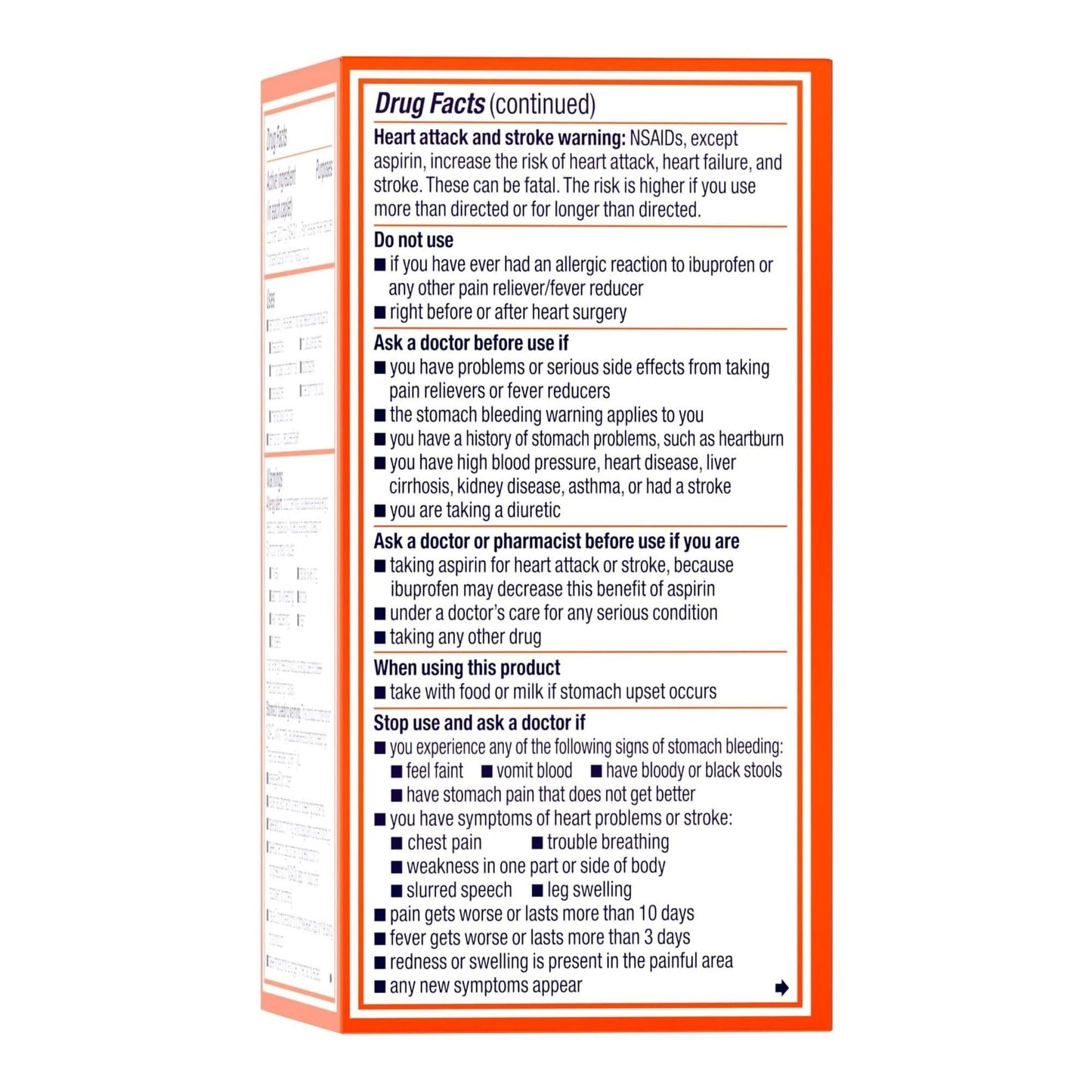 Motrin IB Ibuprofen Coated Caplets