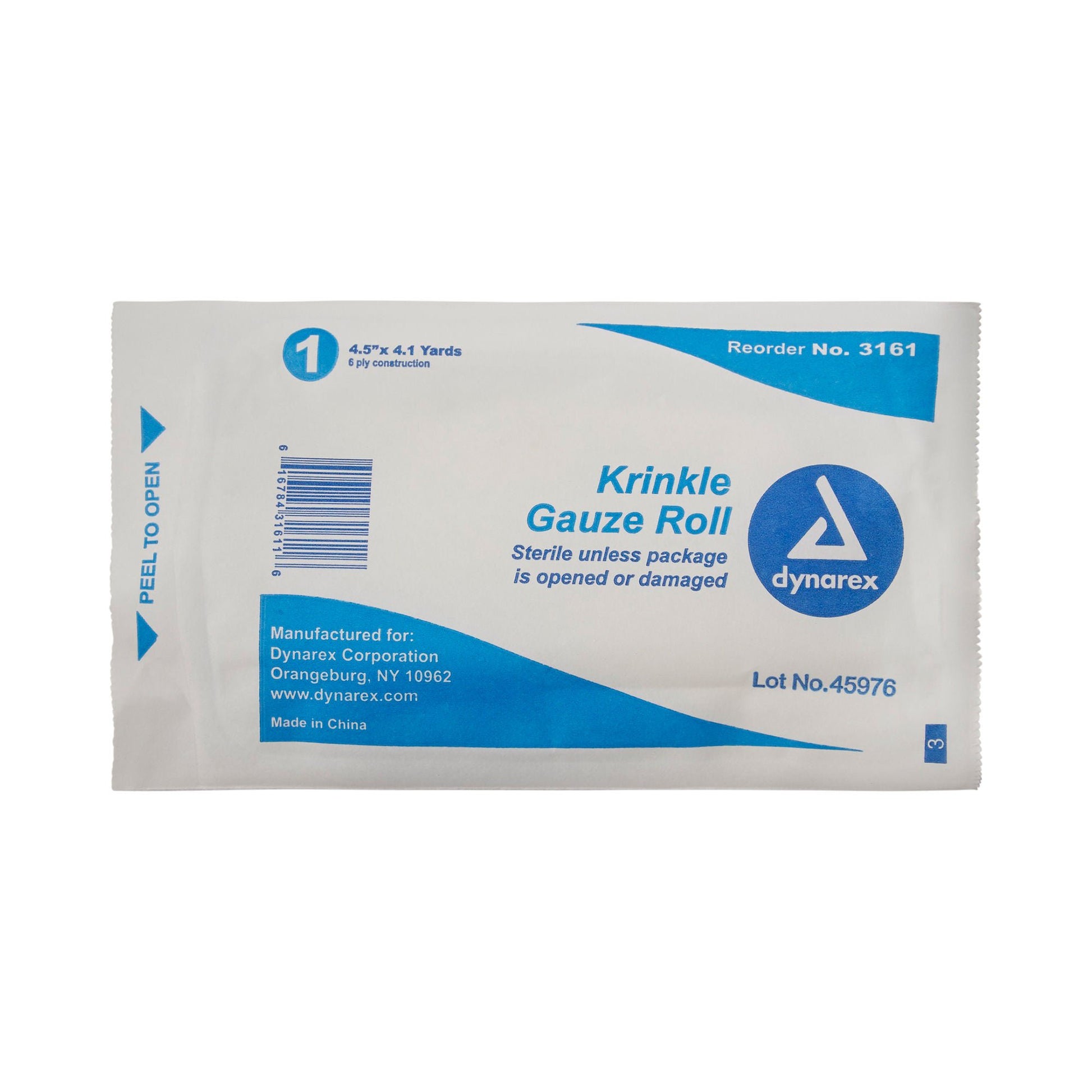 dynarex® Sterile Fluff Bandage Roll, Six-Ply