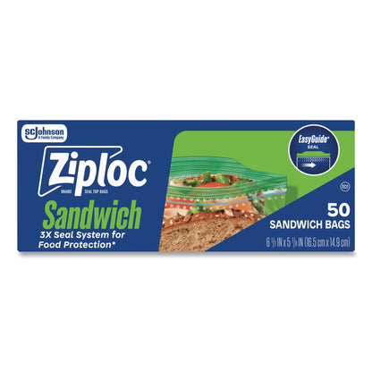 Ziploc Reclosable Bag 5-7/ -1/2 Inch Plastic Clear Zipper Closure