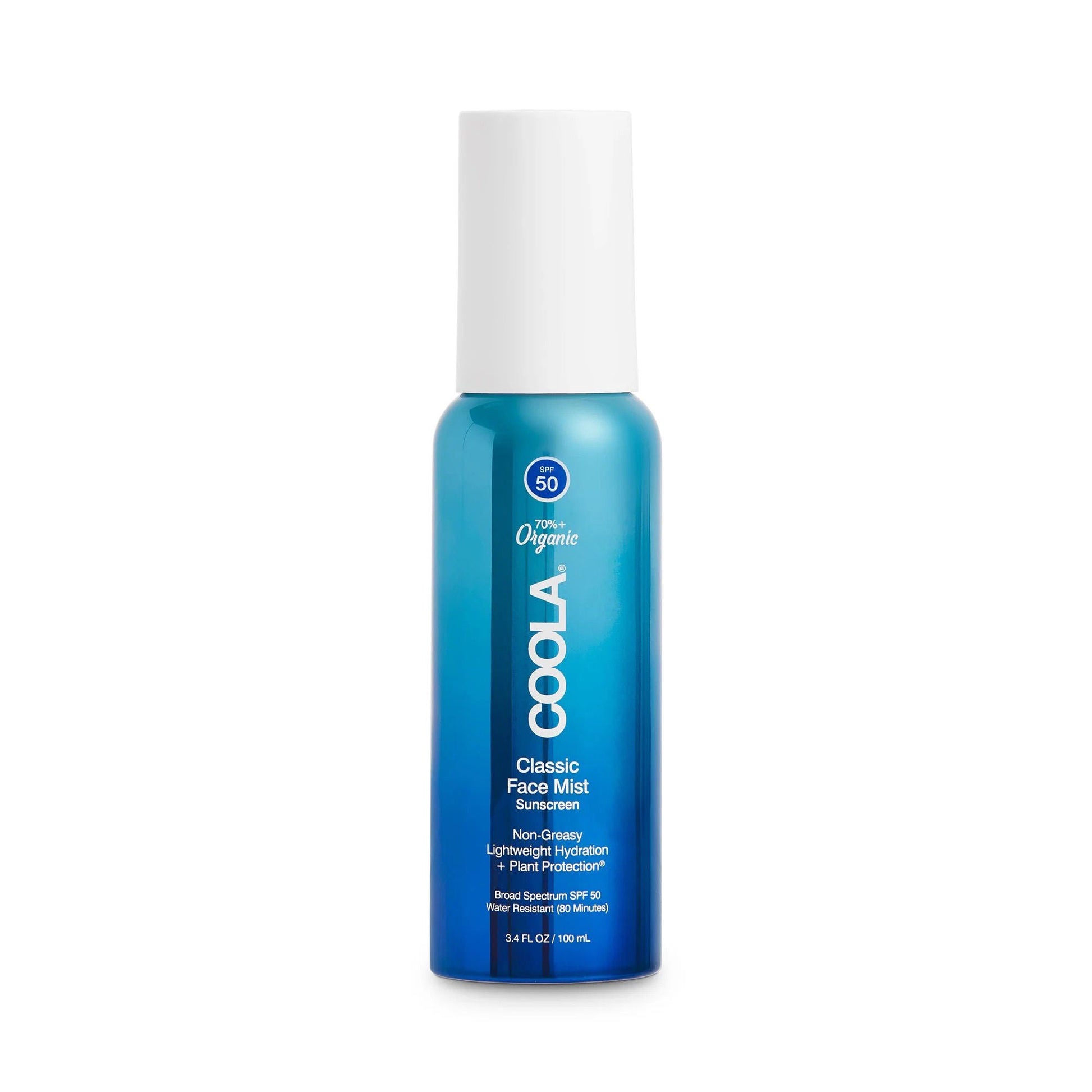Coola® Classic Face Mist Sunscreen with Plant Protection® SPF 50, Can