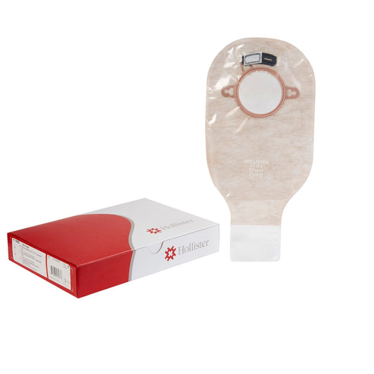 New Image™ 18163 Two-Piece Transparent Ostomy Pouch, Pre-cut to Fit Stoma