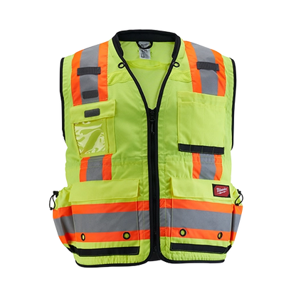 Milwaukee Class 2 Surveyor's High Visibility Yellow Safety Vest - L/XL 48-73-5162