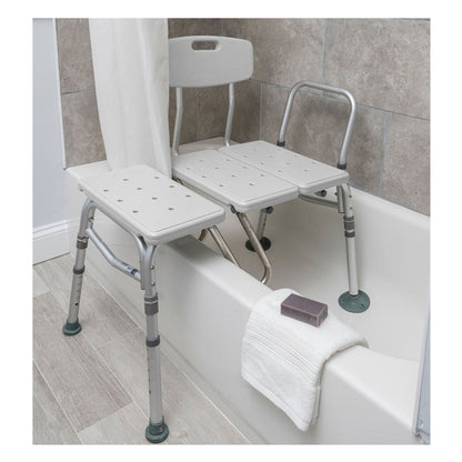 Splash Defense™ Knocked Down Bath Transfer Bench, 17½ – 22½ Seat Height