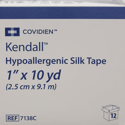 Kendall™ Hypoallergenic Silk-Like Cloth Medical Tape, White