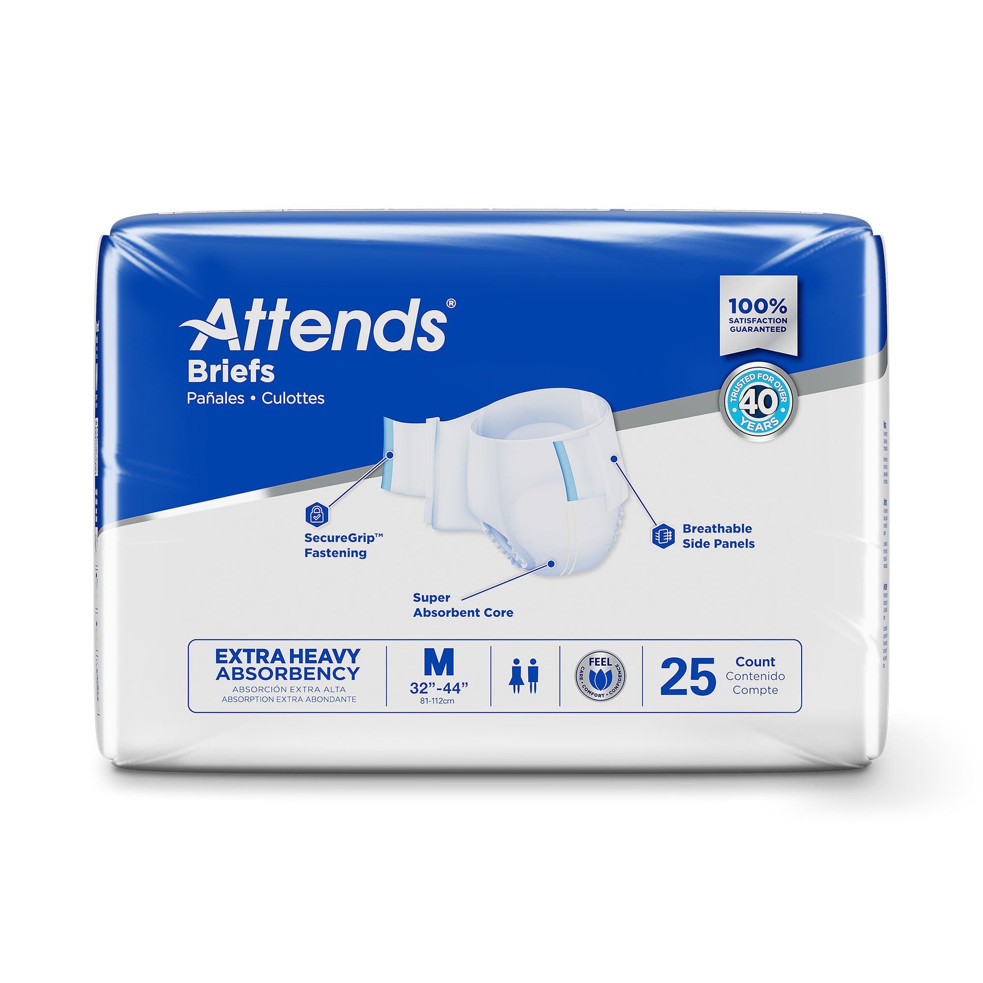 Attends® Extra Heavy Incontinence Brief, Heavy Absorbency