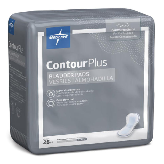 Contour Plus Ultimate Bladder Control Pad 8 X 17 Inch Heavy Absorbency Super Absorbent Core