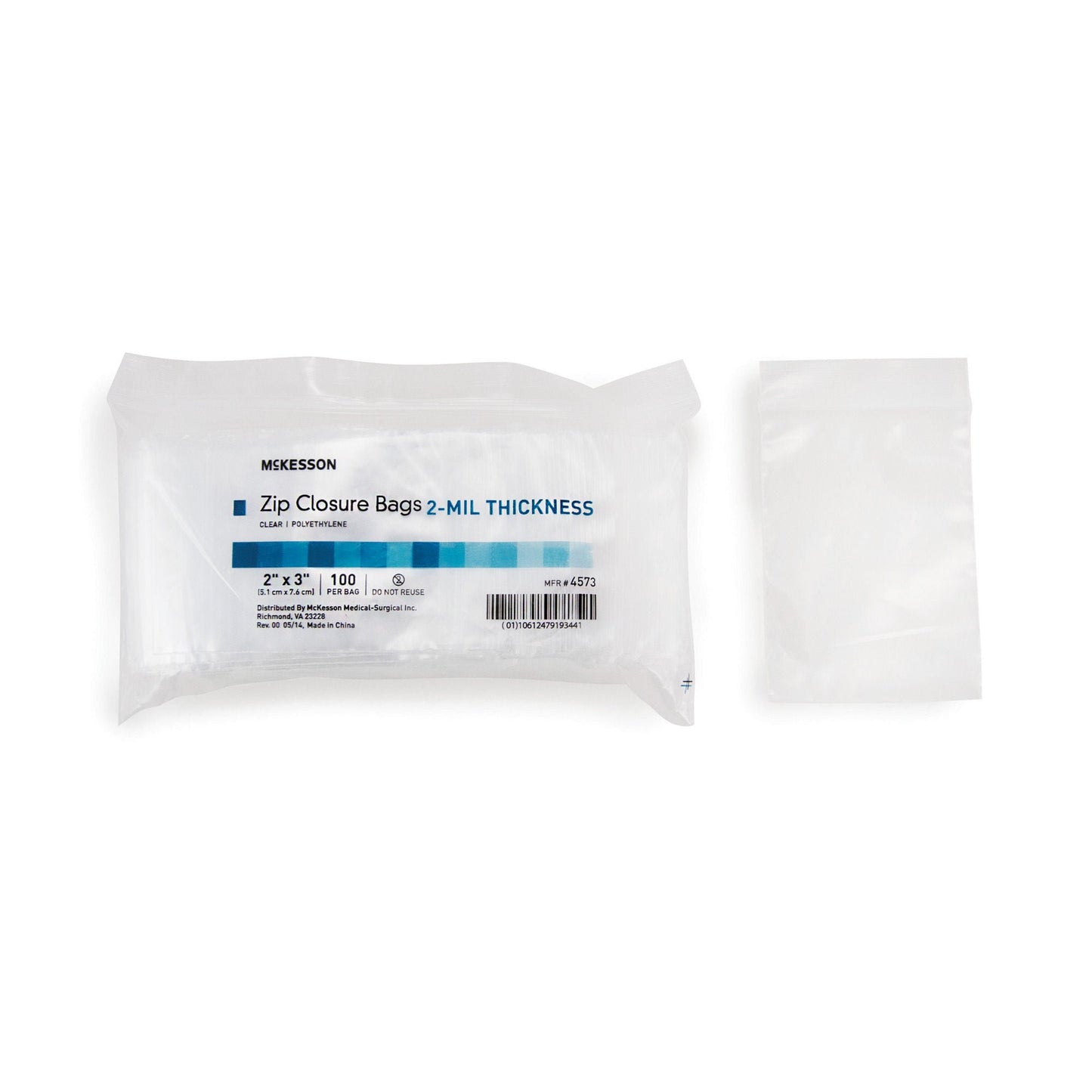 McKesson Zip Closure Bag, .
