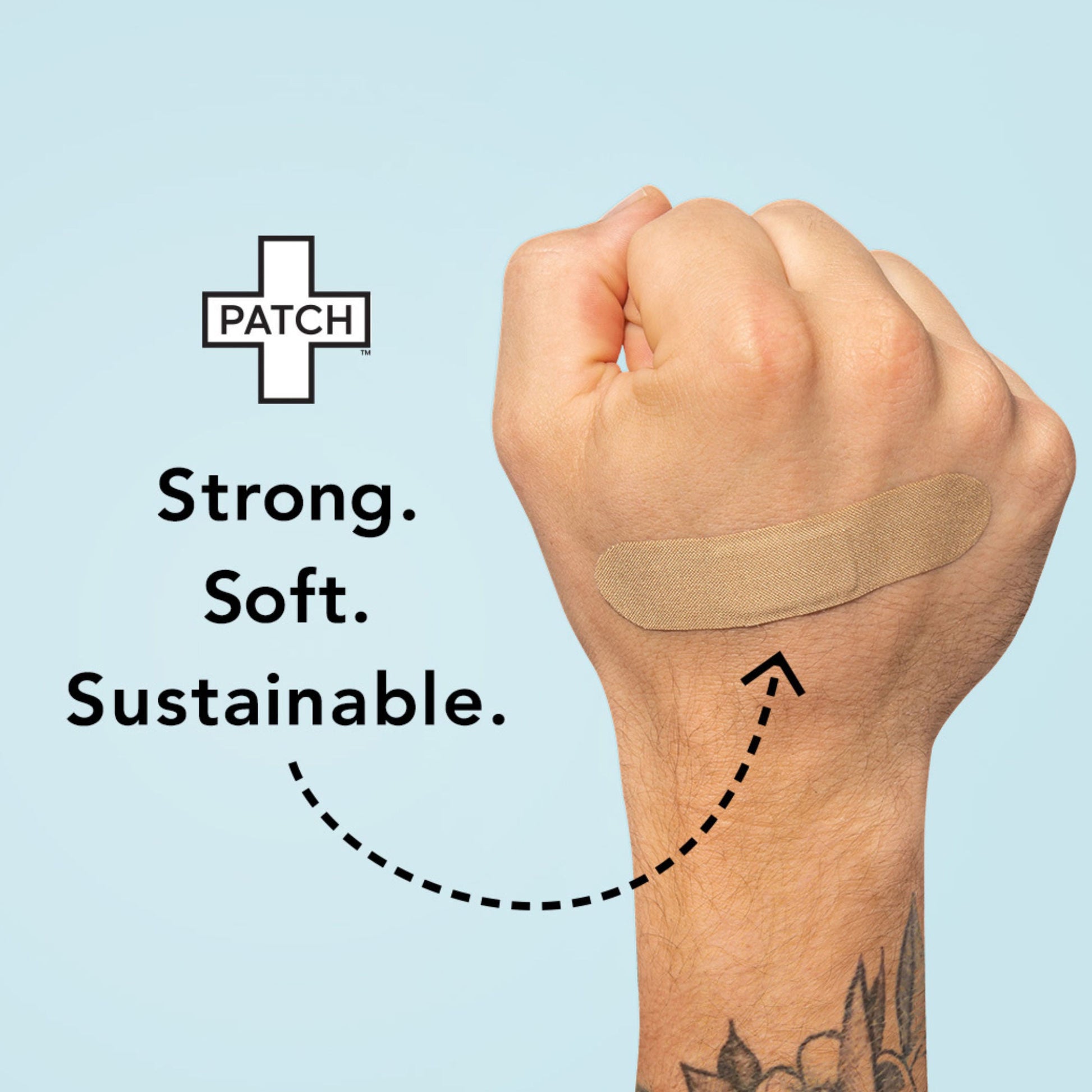 Patch™ Tan Adhesive Strip