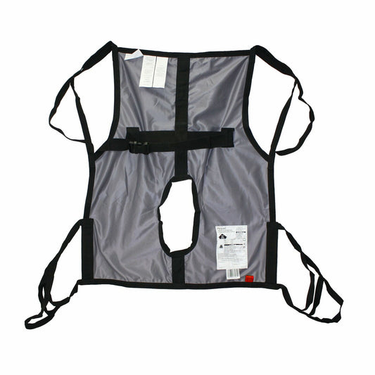 Hoyer One Piece Commode Commode Sling 4 Point Cradle Without Head Support Loop Attachment Small 75 to 150 lbs. Weight Capacity