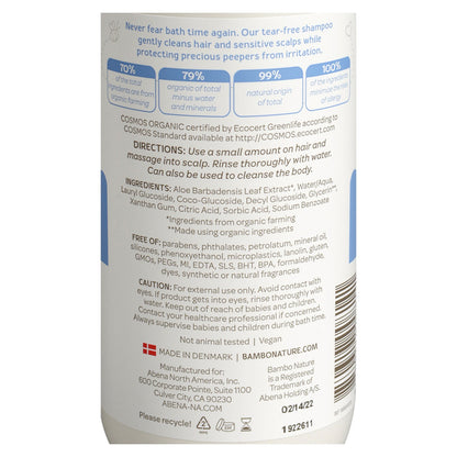 Bambo Tear Clear Baby Shampoo, pump bottle