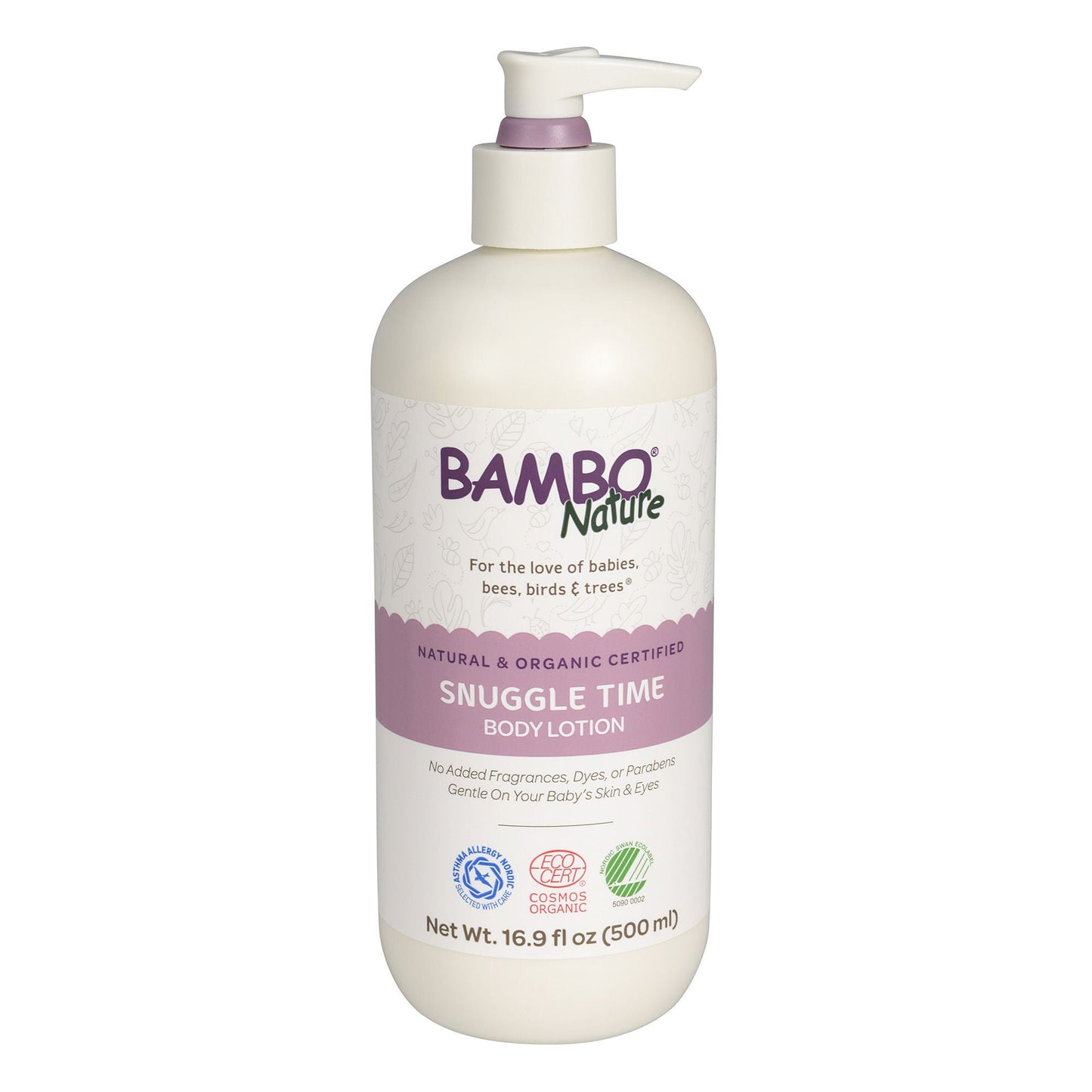 Bambo® Nature Snuggle Time Baby Lotion, pump bottle