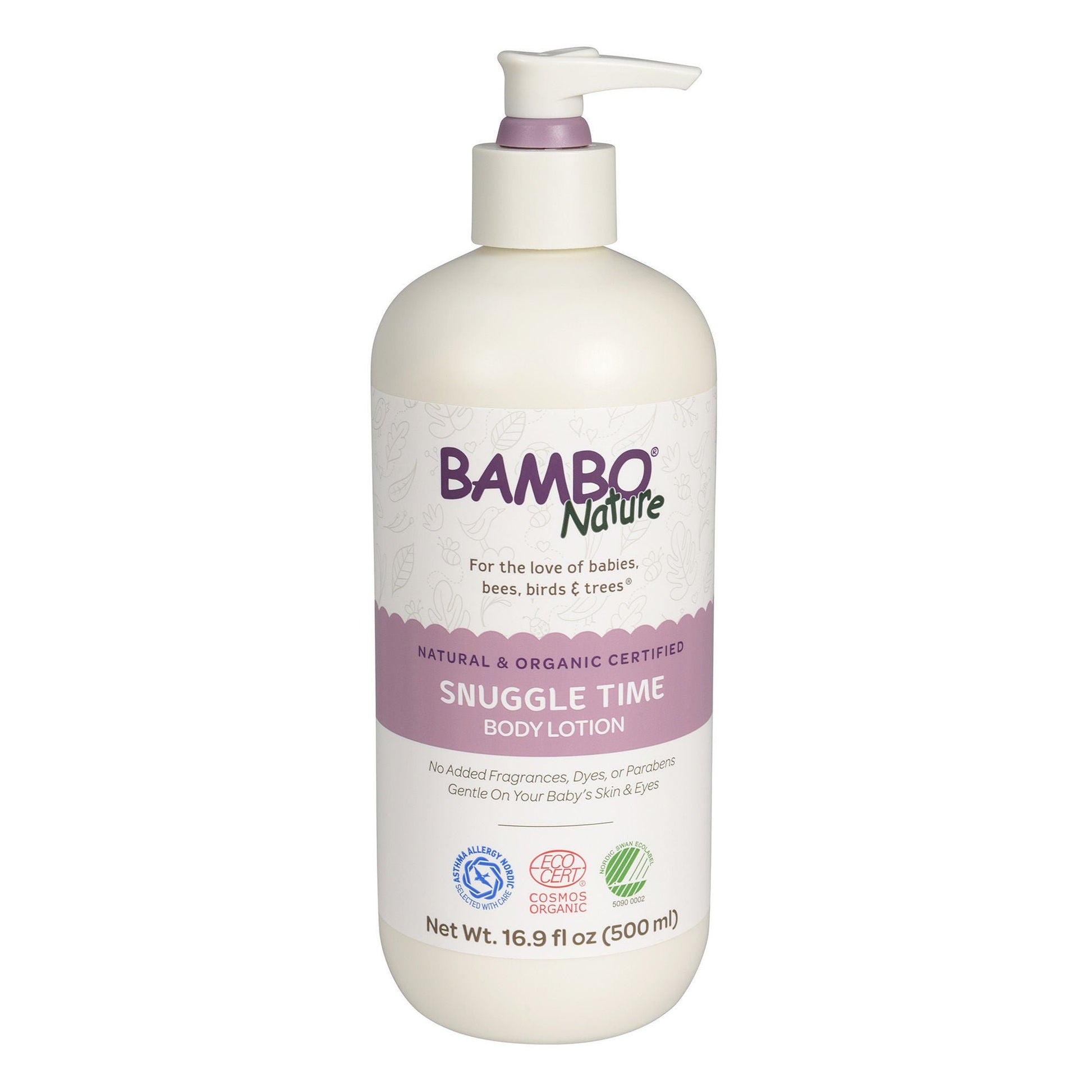 Bambo® Nature Snuggle Time Baby Lotion, pump bottle
