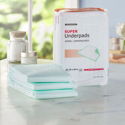 McKesson Super Moderate Absorbency Underpad