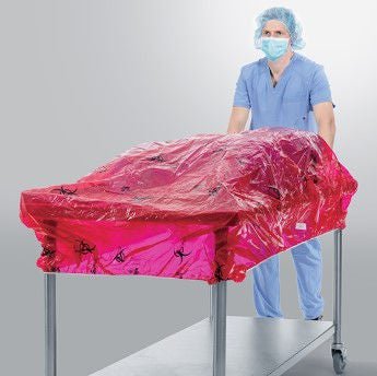 Tidishield Transport Containment Table Cover For Back Table