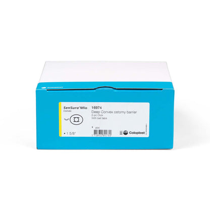 SenSura® Mio Click Convex Deep Ostomy Barrier, Stoma Opening, Yellow Match