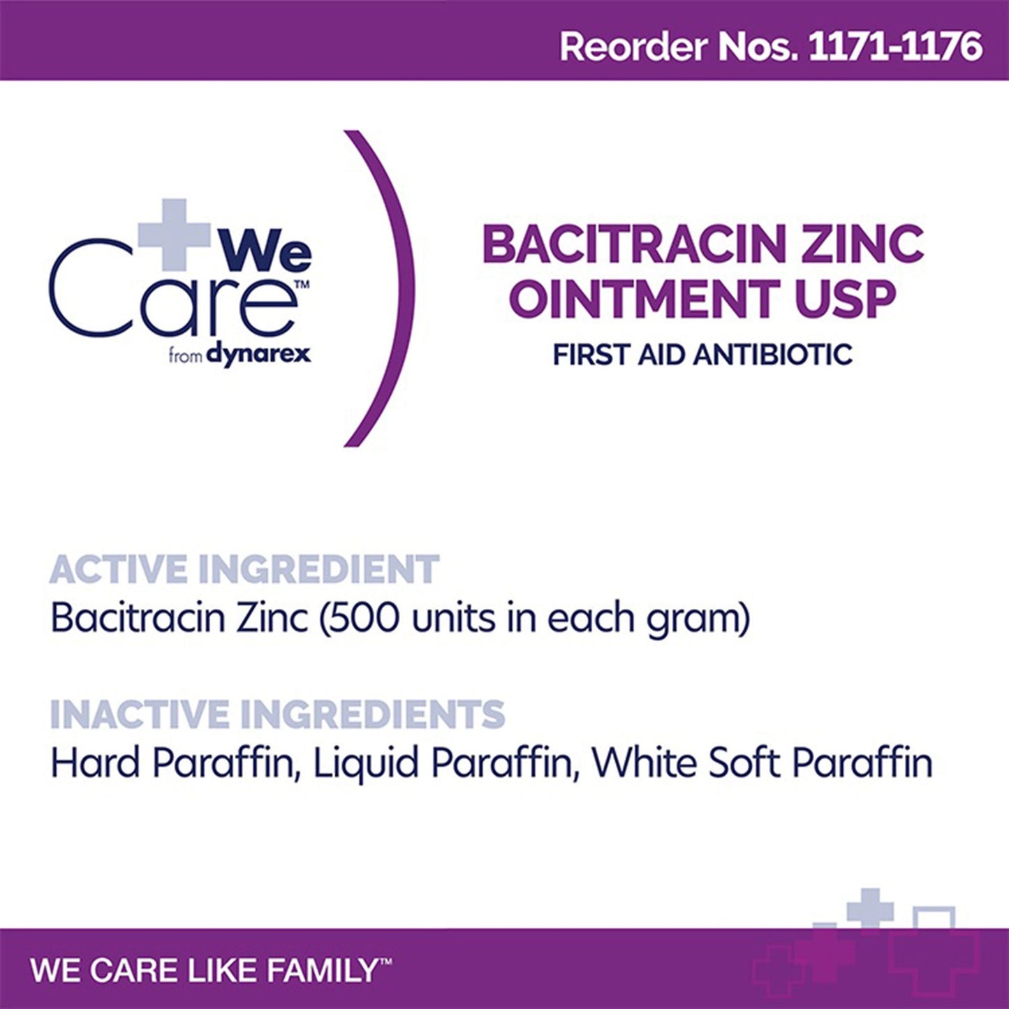 dynarex Bacitracin Zinc First Aid Antibiotic, Jar