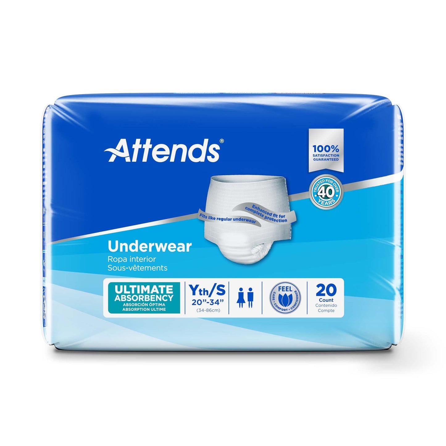 Attends® Advanced Underwear, Youth /