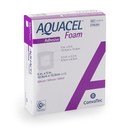 Aquacel® Silicone Adhesive with Border Silicone Foam Dressing