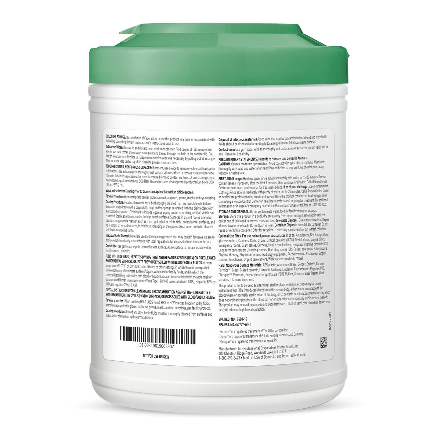 Sani-HyPerCide® Germicidal Disinfectant Wipes