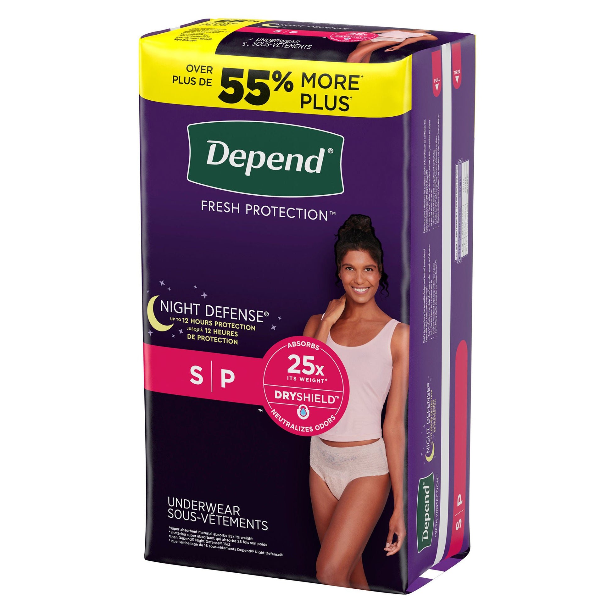 Depend® Night Defense® Women's Absorbent Underwear