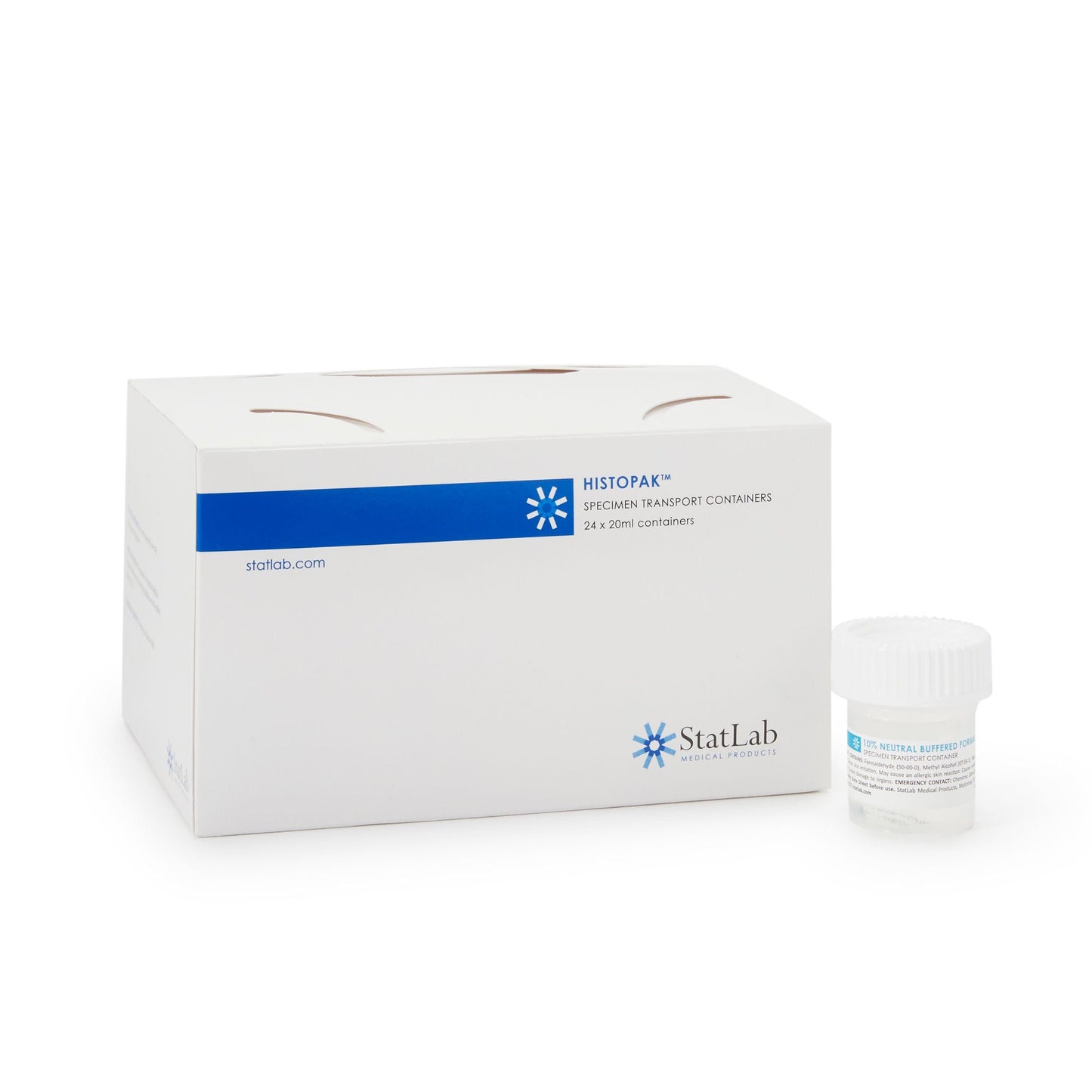 StatClick™ Prefilled Formalin Container, Fill in 20 mL