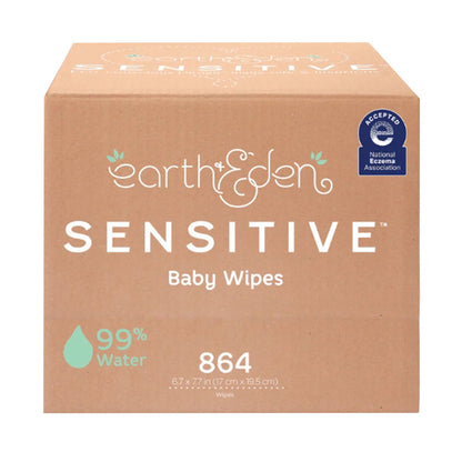 Earth & Eden Sensitive™ Baby Wipes, 72 per Pack