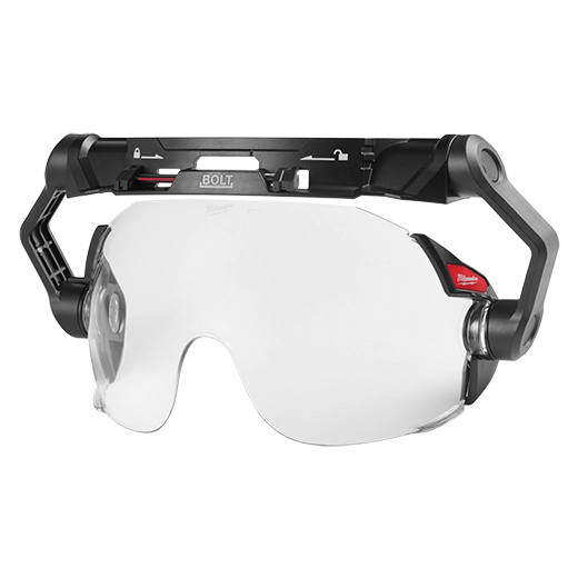 Milwaukee BOLT Eye Visor - Clear Dual Coat Lens (Compatible with Safety Helmets & Hard Hats) 48-73-1410