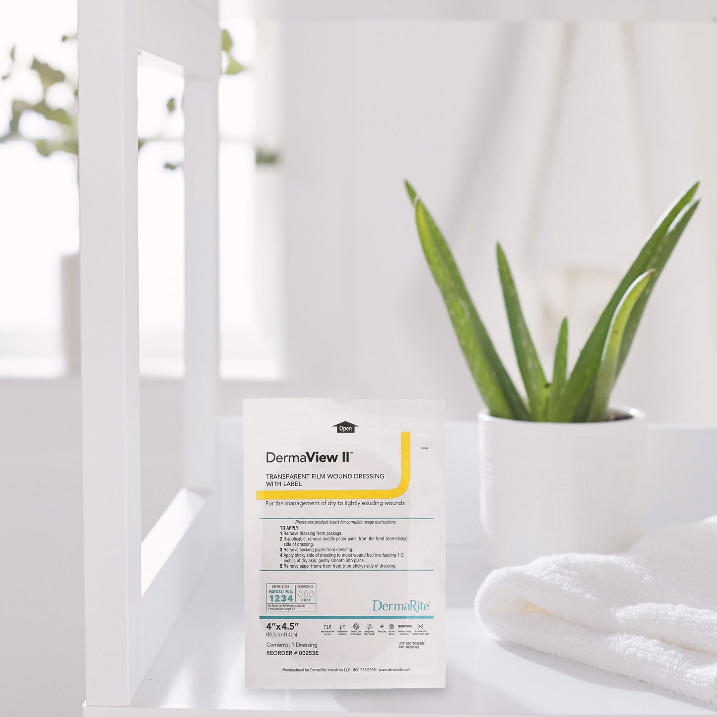 DermaView II™ Transparent Film Dressing with Border