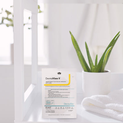 DermaView II™ Transparent Film Dressing with Border