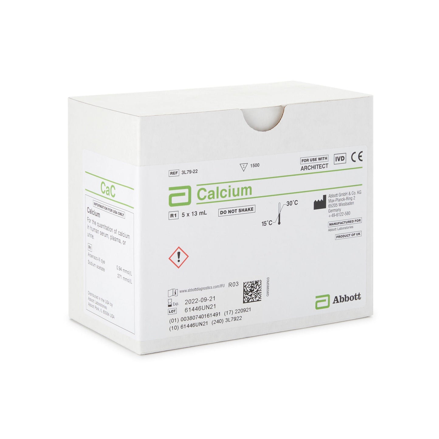 Architect™ Reagent for use with Architect c16000 Analyzer, Calcium test