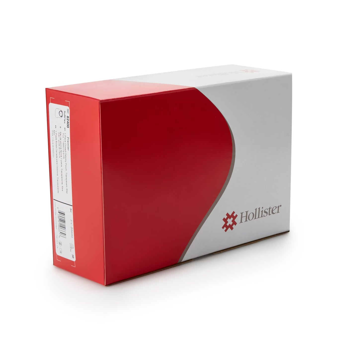 Premier™ 1-Piece Transparent Colostomy Pouch, Cut to Fit Stomas up to