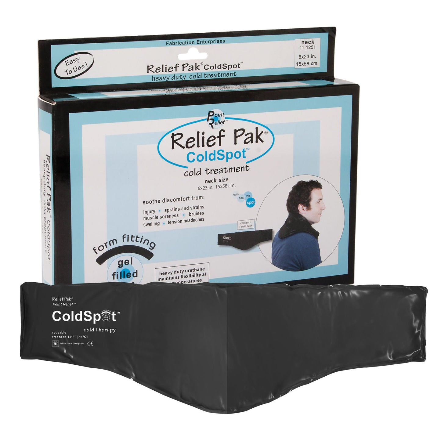 Relief Pak® ColdSpot™ Contoured Cold Pack for Necks
